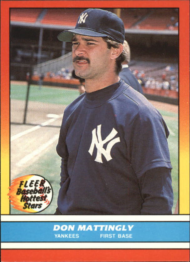 1988 Fleer Hottest Stars Baseball Cards        024      Don Mattingly